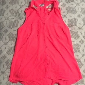 Hot pink tank top